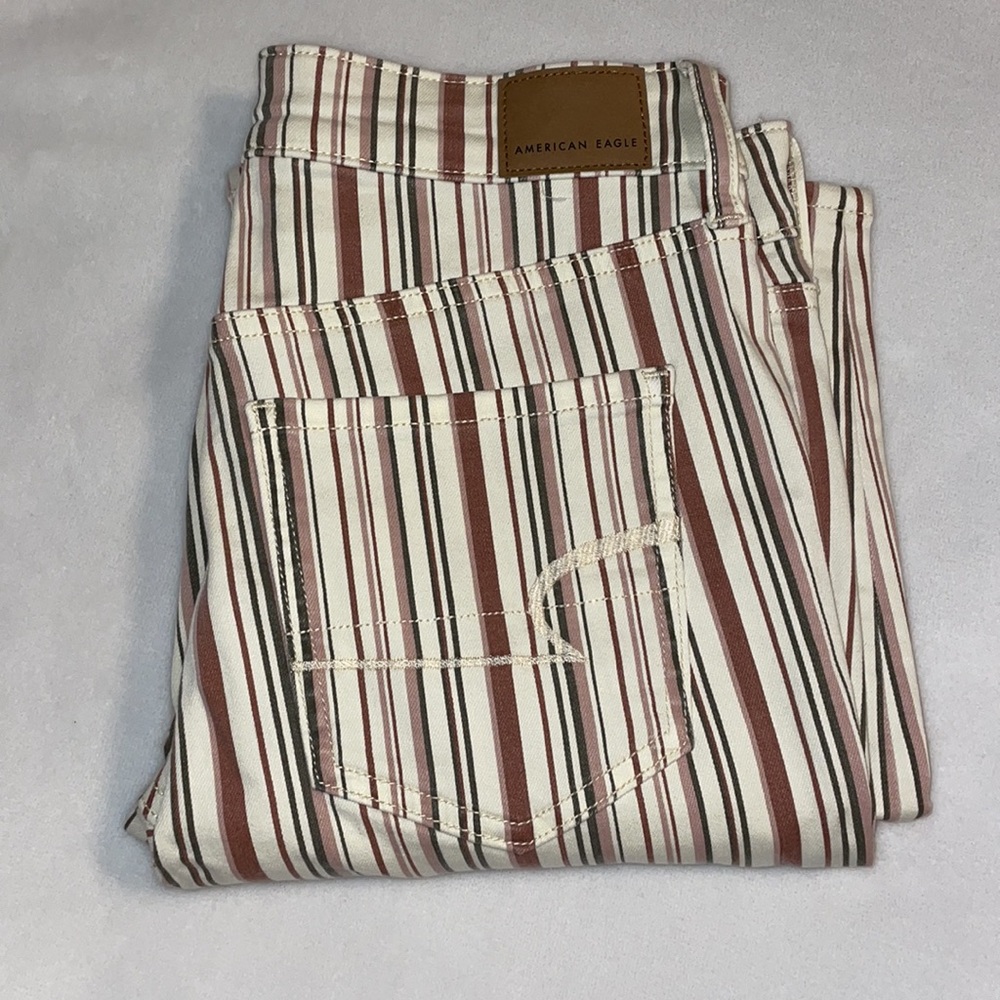 High Rise Stripped AE Leggings (never worn)